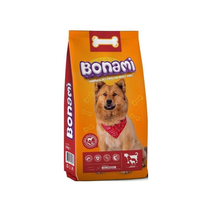 BONAMI BRIKETI ZA PSE JAGNJ.+RIZA+POVRCE 10KG