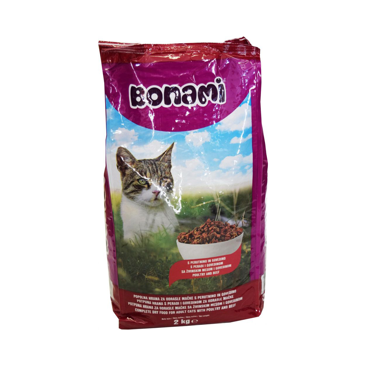 BONAMI BRIKETI ZA MACKE PILET.+GOVEDINA,2KG