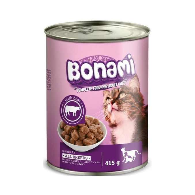 BONAMI BRIKETI ZA MACKE 415G GOVEDINA