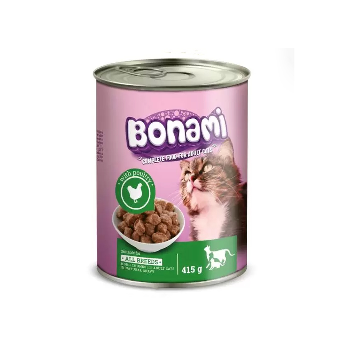 BONAMI BRIKETI ZA MACKE 415G PILETINA