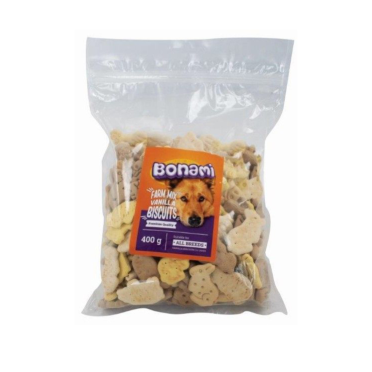 BONAMI PISKOTE ZA PSE FARM MIX 400G VANILA