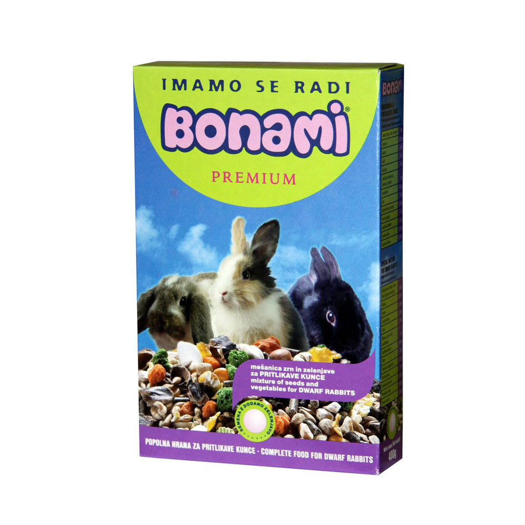 BONAMI HRANA ZA PRITLIKAVE KUNICE 400G