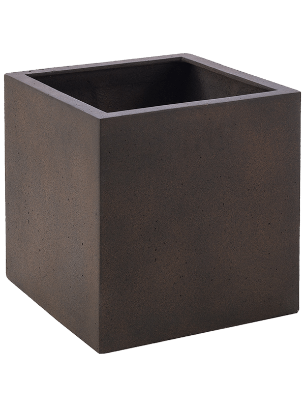 SAKSIJA GRIGIO CUBE RUSTY IRON 50X50X50