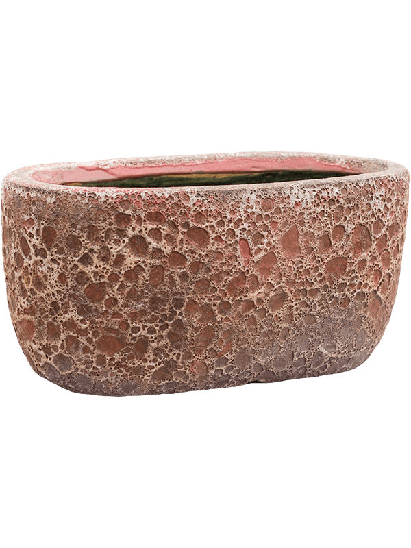 SAKSIJA LAVA OVAL RELIC PINK 31X18X15
