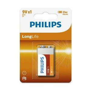 BATERIJA PHILIPS LONGLIFE 9V 1 BLISTER 1/12