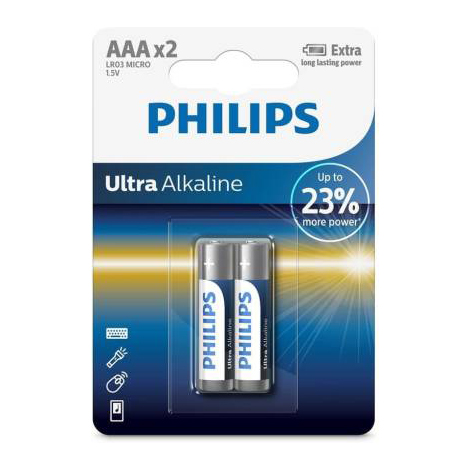 BATERIJA PHILIPS ULTRA ALKALINE AAA/2